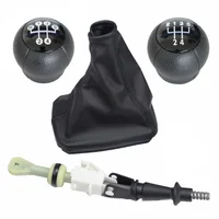 Para Opel CORSA C perilla de palanca de cambios Manual de 5 velocidades para coche automático personalizado con palanca de cubierta de maletero