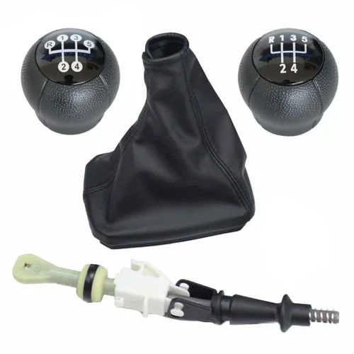 Para Opel CORSA C perilla de palanca de cambios Manual de 5 velocidades para coche automático personalizado con palanca de cubierta de maletero