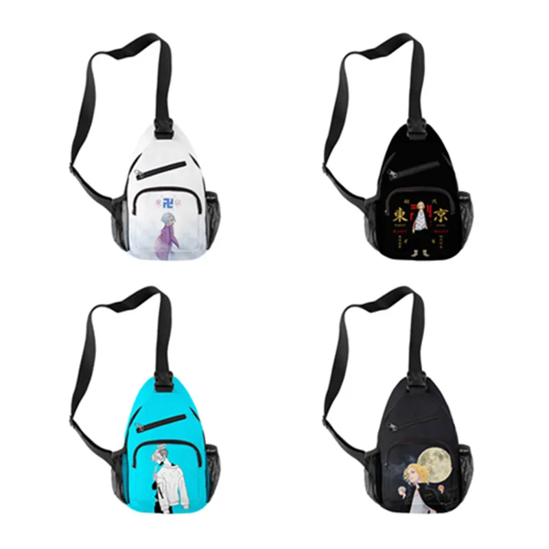 

Youthful Anime Tokyo Revengers Boys/Girls 3D Print Chest Bags Oxford Waterproof Sports Crossbody Travel Bag Shoulder Bags