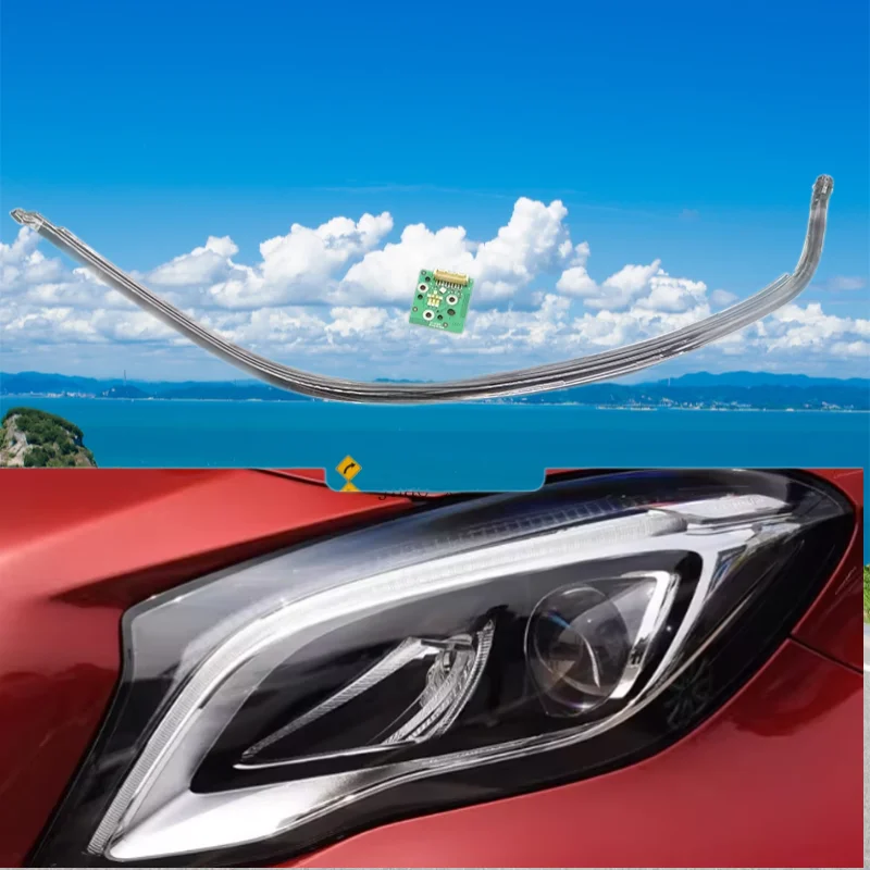 For Mercedes-Benz GLA W156 Car Headlight DRL CHIP 17-2019 EU Version White Light Ballast Angel Eye Module Daytime Running Light