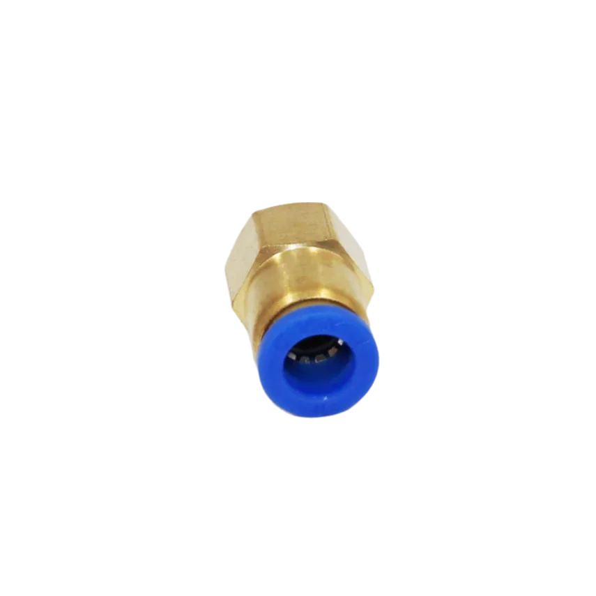 Internal thread straight-through copper quick-connect pneumatic air pipe joint PCF4-M5/6-01/8-02/10-03/12-04