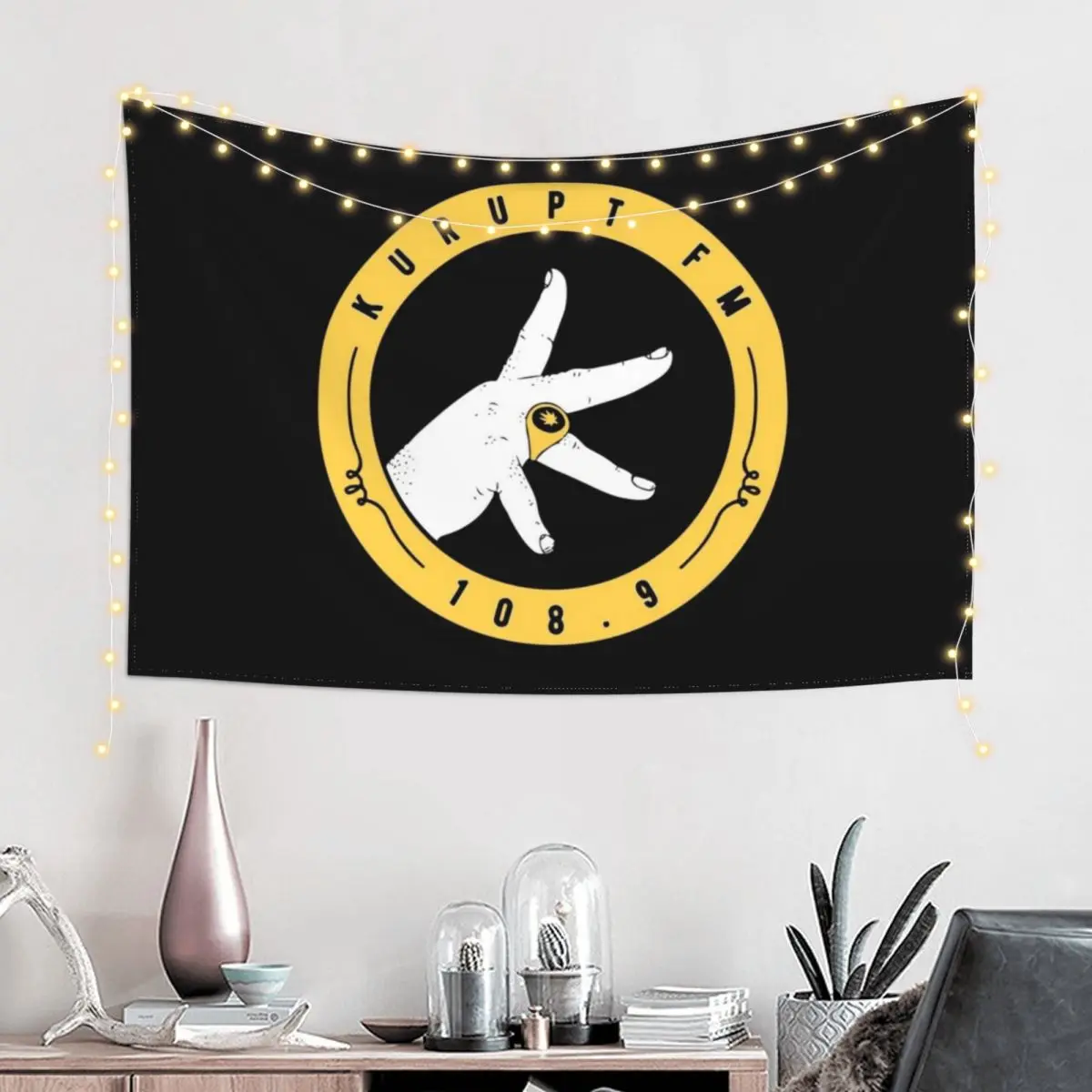 

KURUPTFM, KURUPT FM 108.9 Tapestry Room Aesthetic Decor Home Decor Accessories Bedroom Decor Tapestry