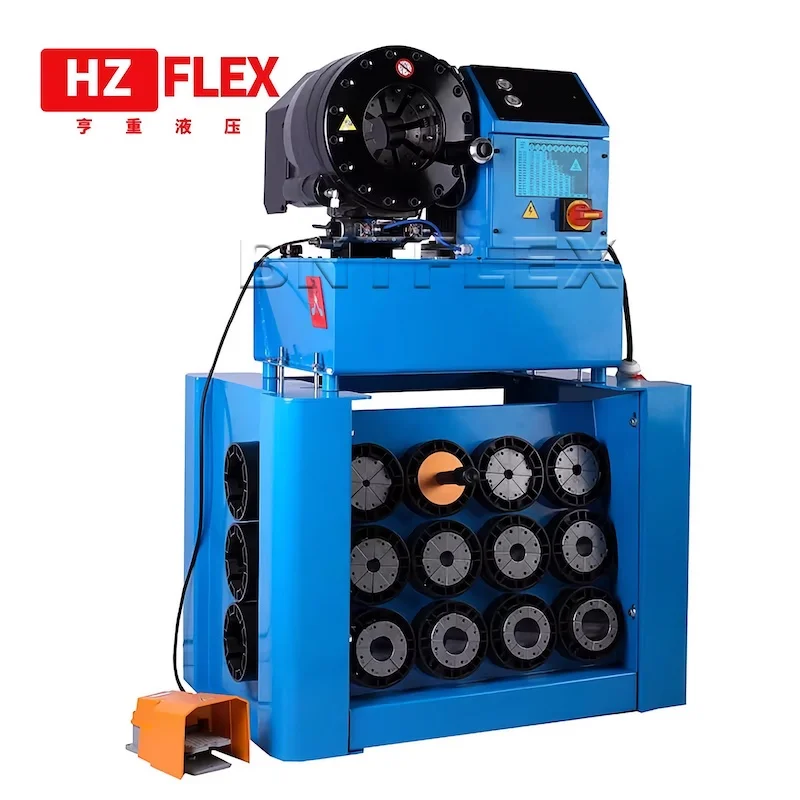 High Pressure Hydraulic Pipe Rubber Hose Crimping Machine Hose Pressing Machine Press Tools