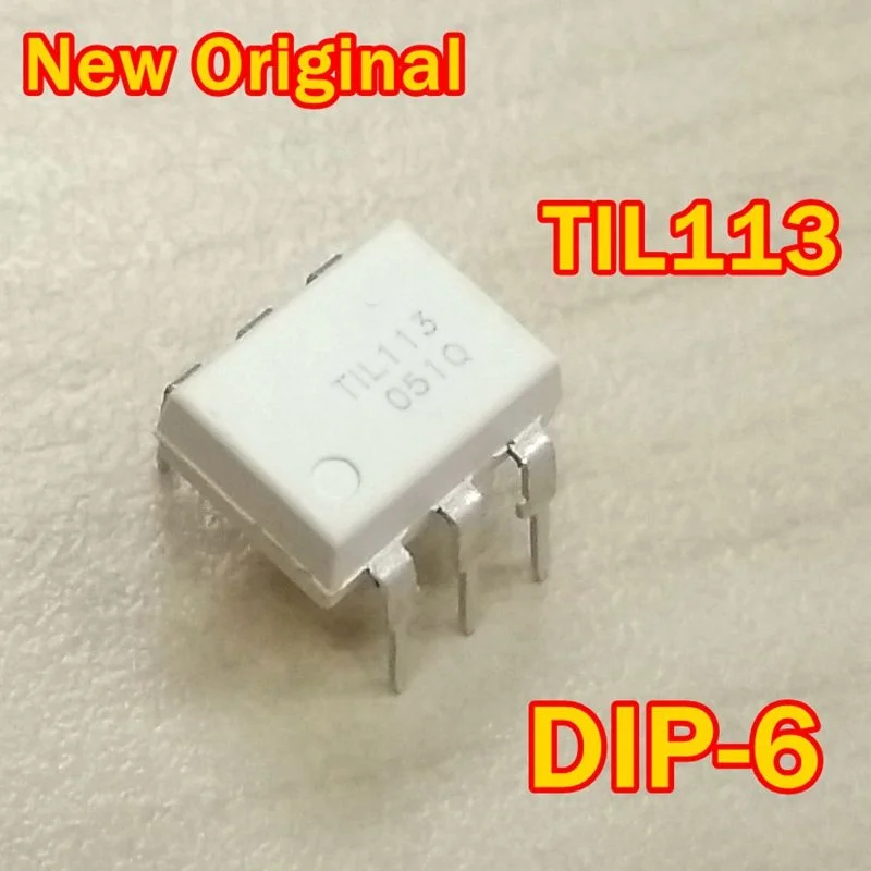 10Pcs to 100Pcs New Original Til113 Til113M Dip-6 Optically Coupled Isolator