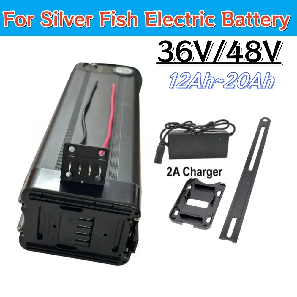 

48V 20AH 17AH 15AH Silverfish Lithium Ion high power 250W 500W 750W 1000W 36V 20Ah 48V 18650 Battery Pack+2A charger.