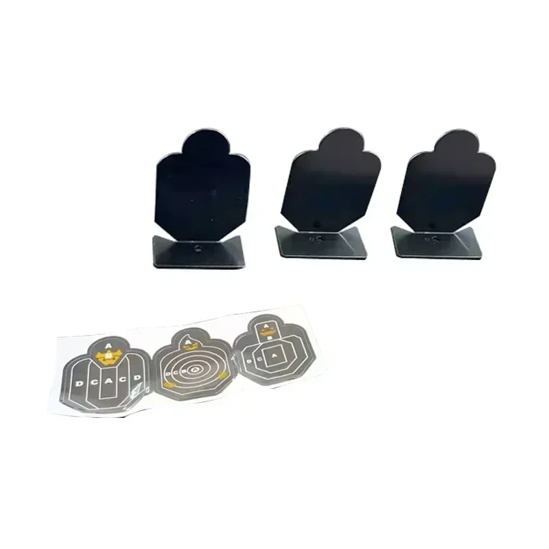 3 قطعة نطاق الهدف المعدني للتدريب CS كرات الطلاء الصلب الهدف ممارسة مقلاع هدف رصاصة طرية #3