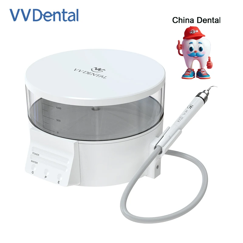 VVDental Multi-function Ultrasound Scaler Portable Dentistry with Large Capacity Water Dentist Cleaning Equipment  VEW5-LED