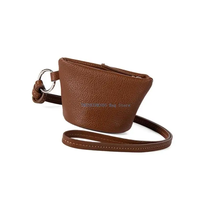 

340D Fashionable Mini Shoulder Bag With Neck Strap PU Leather Wallet Purse Phone Bag Suitable For Casual Outings And Parties