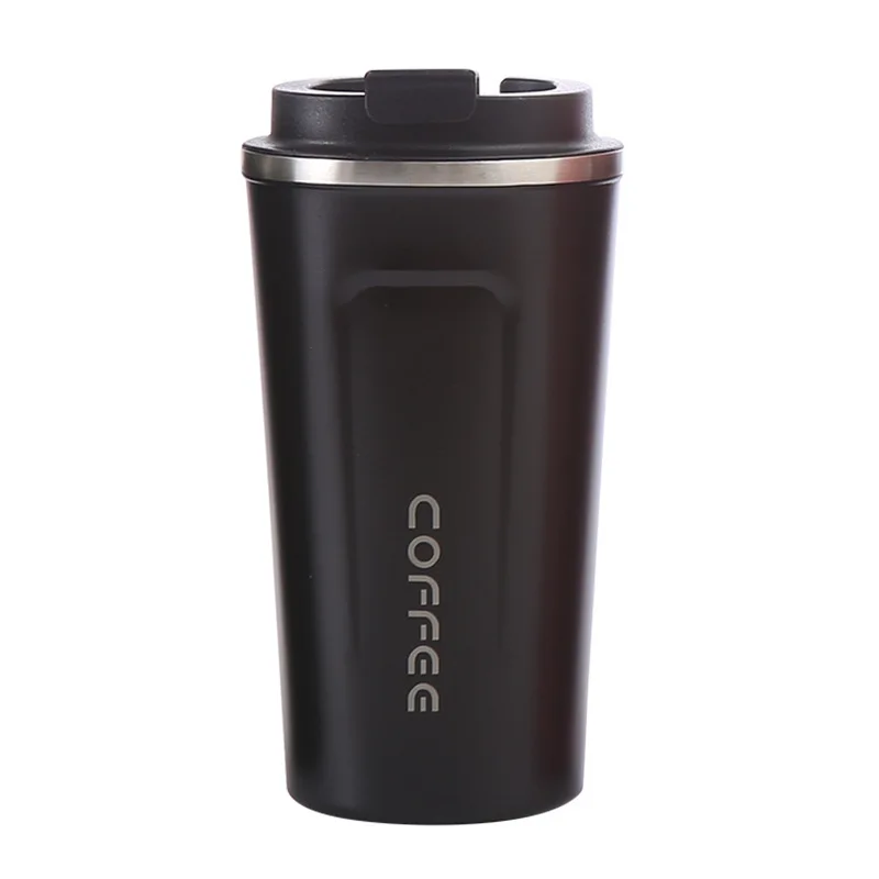 1pc Travel Mug,Stainless Steel Insulated Coffee Mug, 510ml Coffee Cups, Portable Water Cups, Summer Winter Drinkware