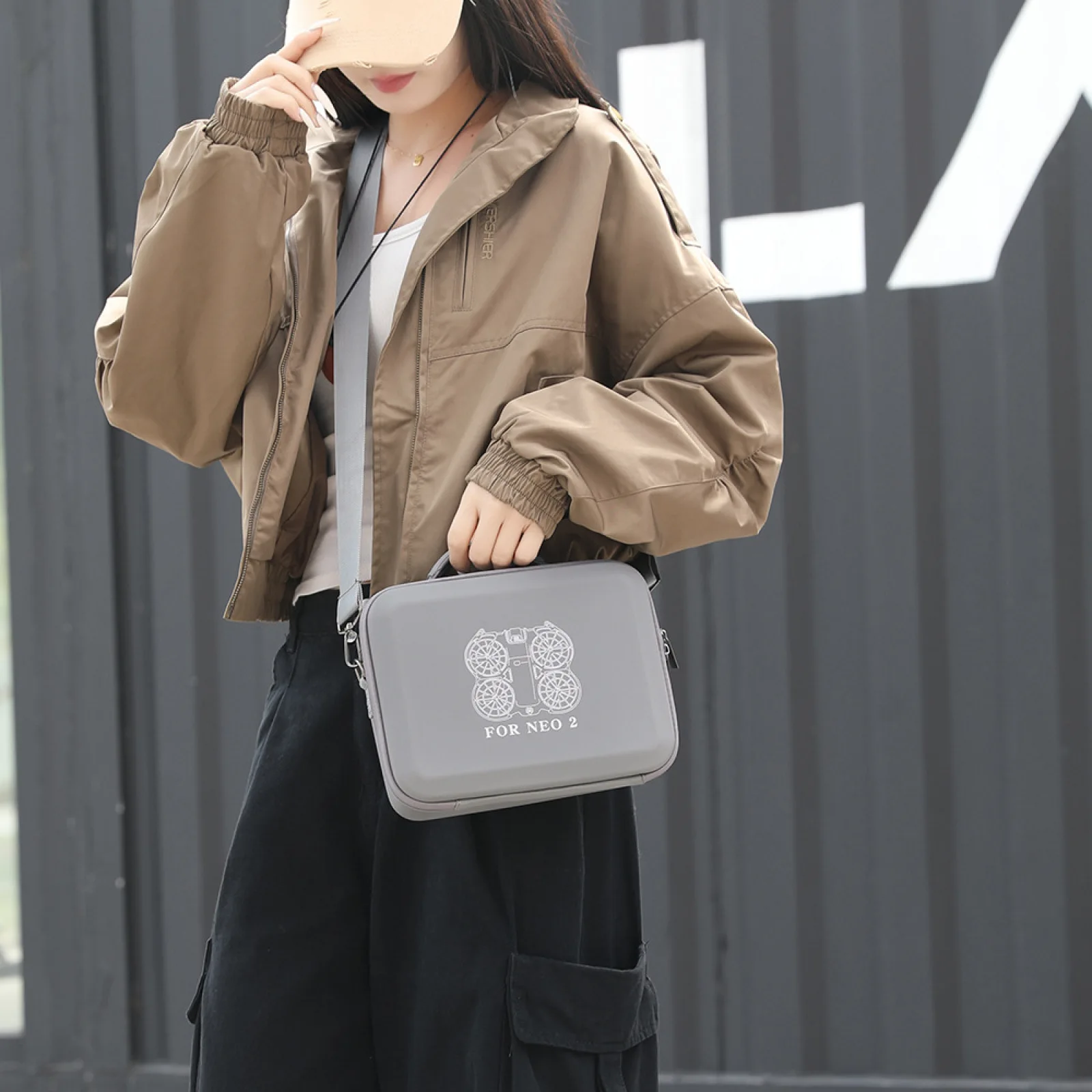 

Neo2 Carrying Case, Small Shoulder Bag for DJI Neo 2 Drone, Portable EVA Bag for DJI Neo2 Drone and Batteries Accessories