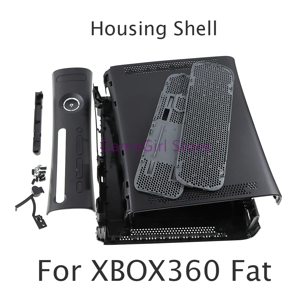 

1Set Black White Color Full Set Housing Shell Protective Case For XBOX360 XBOX 360 Fat Console Replacement