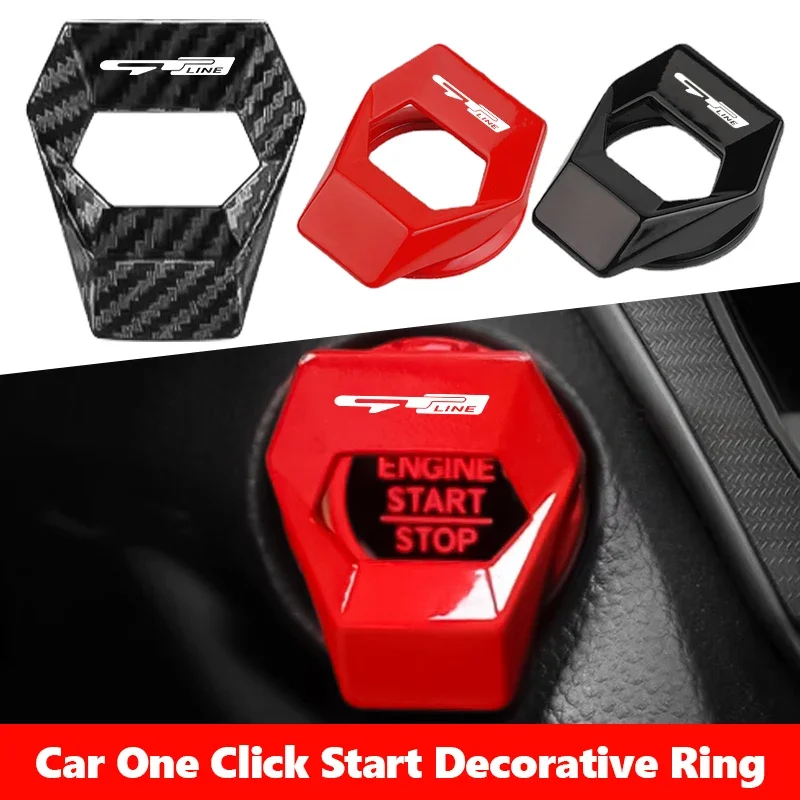 Car engine ignition switch cover universal one-button start suitable for kia sport ceed sorento cerato optima