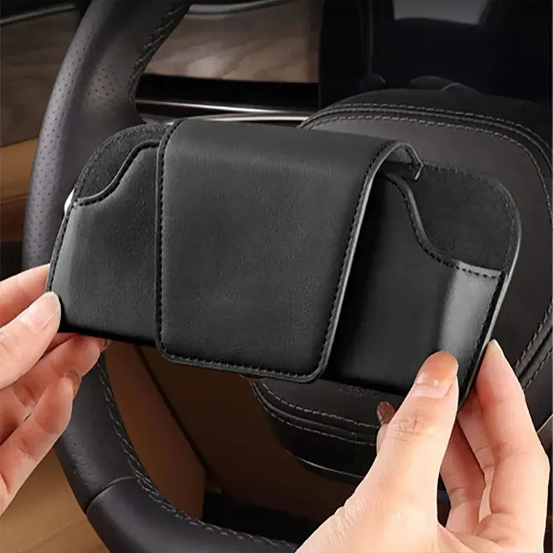 Stylish Car Glasses Organizer–Leatherette Finish,Quiet Closure,car accessories for BMW M3 M4 M5 M8 3 4 5 8 Series