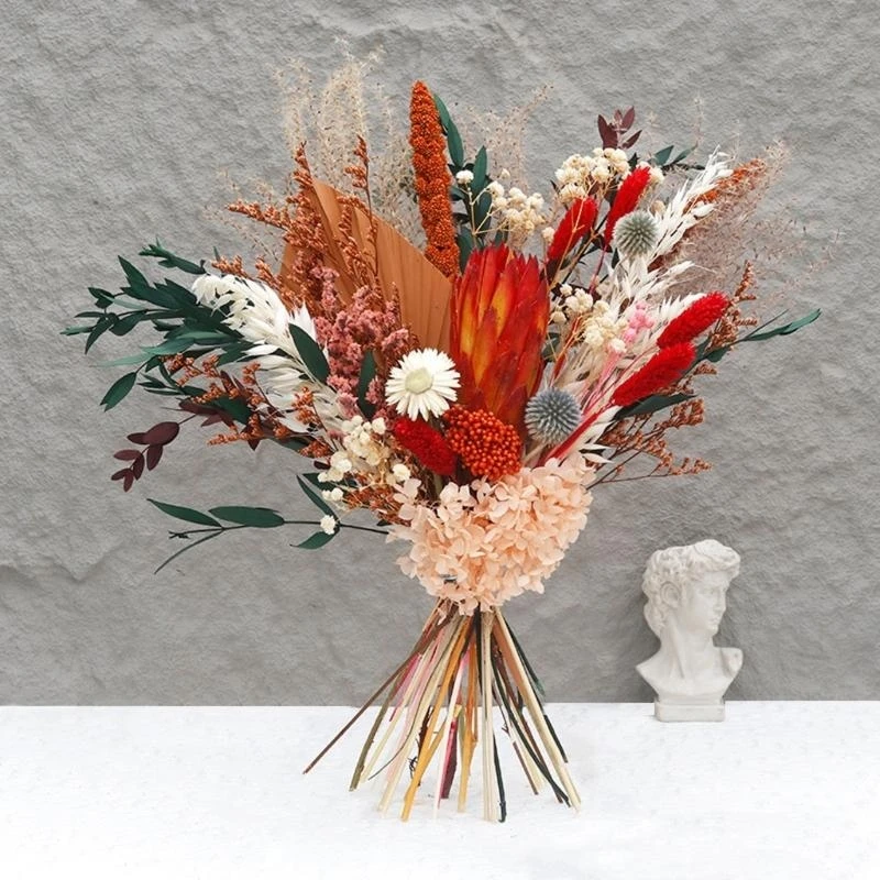 

Artificial Floral Pampa Grass Bouquet for Weddings and Special Event Decoration .Q0KF