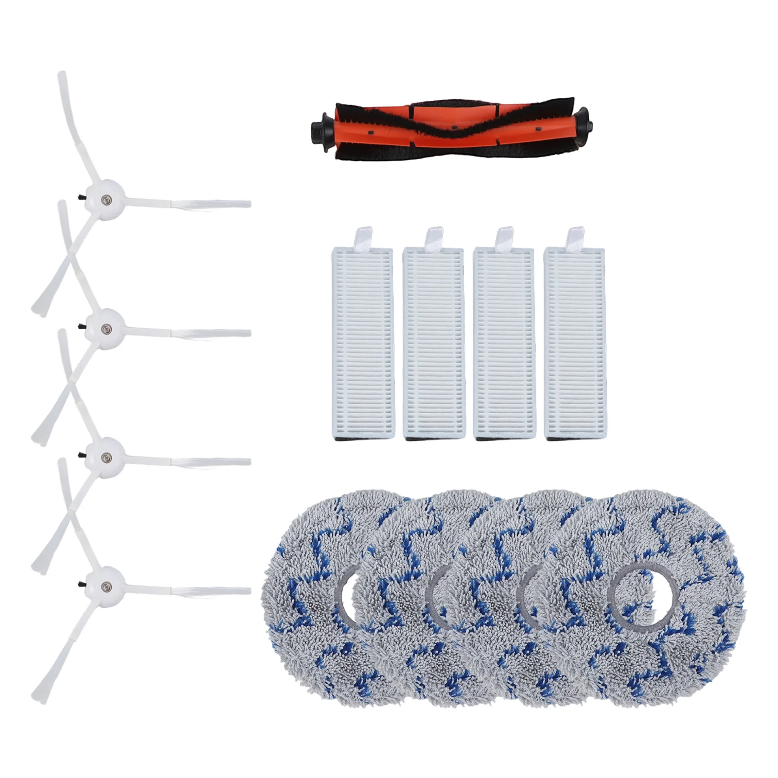مرشح الجانب الرئيسي فرشاة ممسحة القماش عدة نظافة الهواء أرضيات بلا أضواء وتنظيف الحواف الكاملة ل IMOU RV2 جهاز آلي لتنظيف الأتربة #3