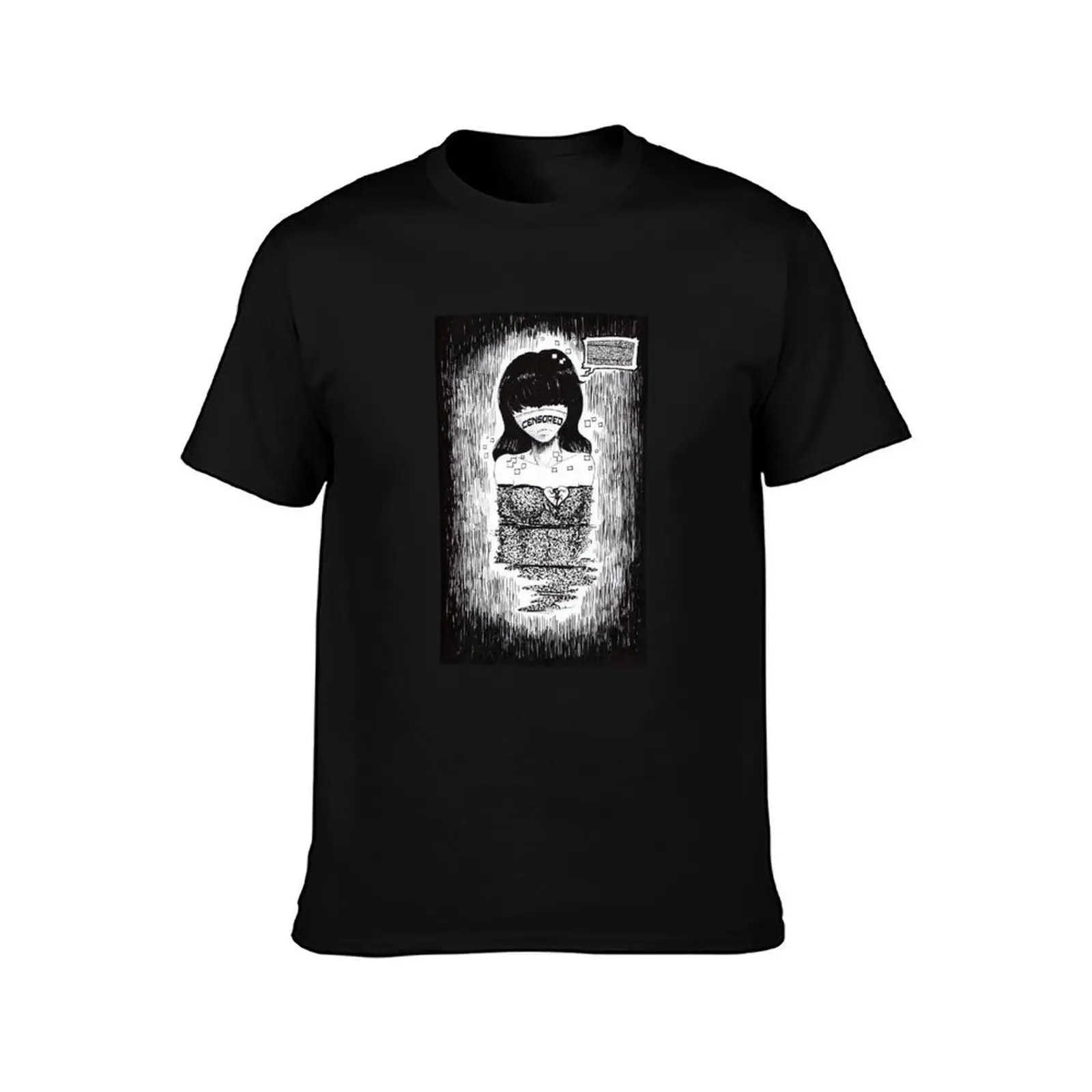 All you hear is static T-Shirt, Summer Casual Cotton Tee, Oversized Streetwear Tops, Vintage Graphic Print, Unisex Men Women