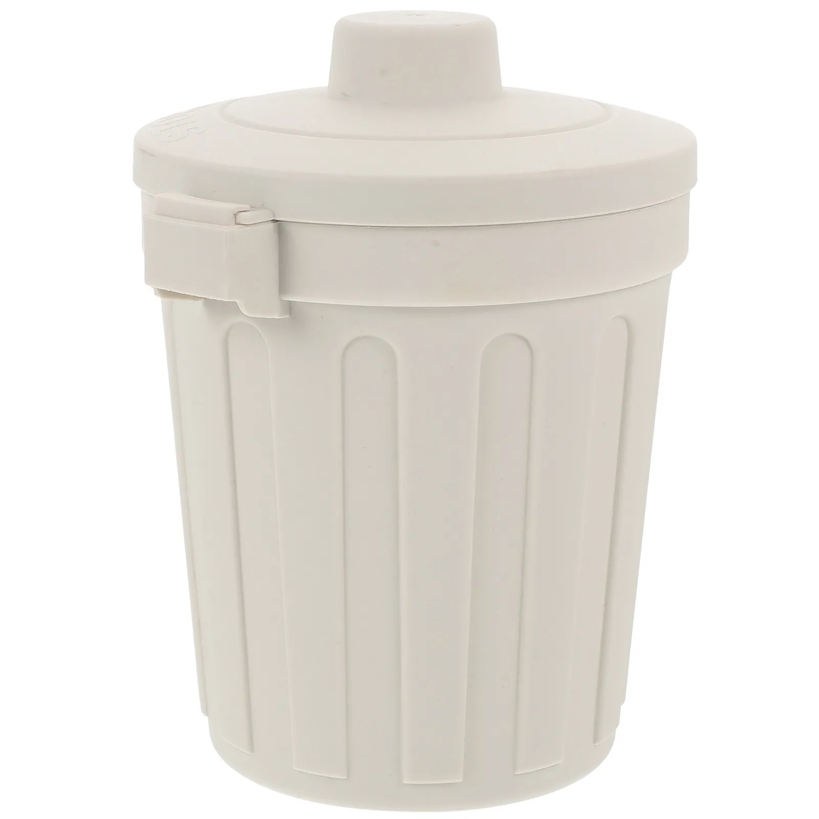 

Plastic Desktop Organizer Functional Trash Bin for Office Home Use Stationery Container Makeup Brush Holder Waste Storage