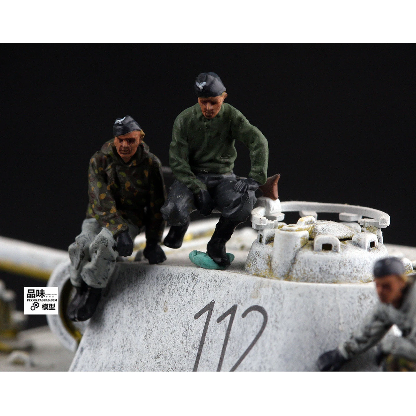 Modelo de Accesorio de Escena de 4 Miembros de las Fuerzas Blindadas Alemanas a Escala 1:72, Juguetes para Adultos, Regalos Clásicos, Souvenir, Exhibición Estática