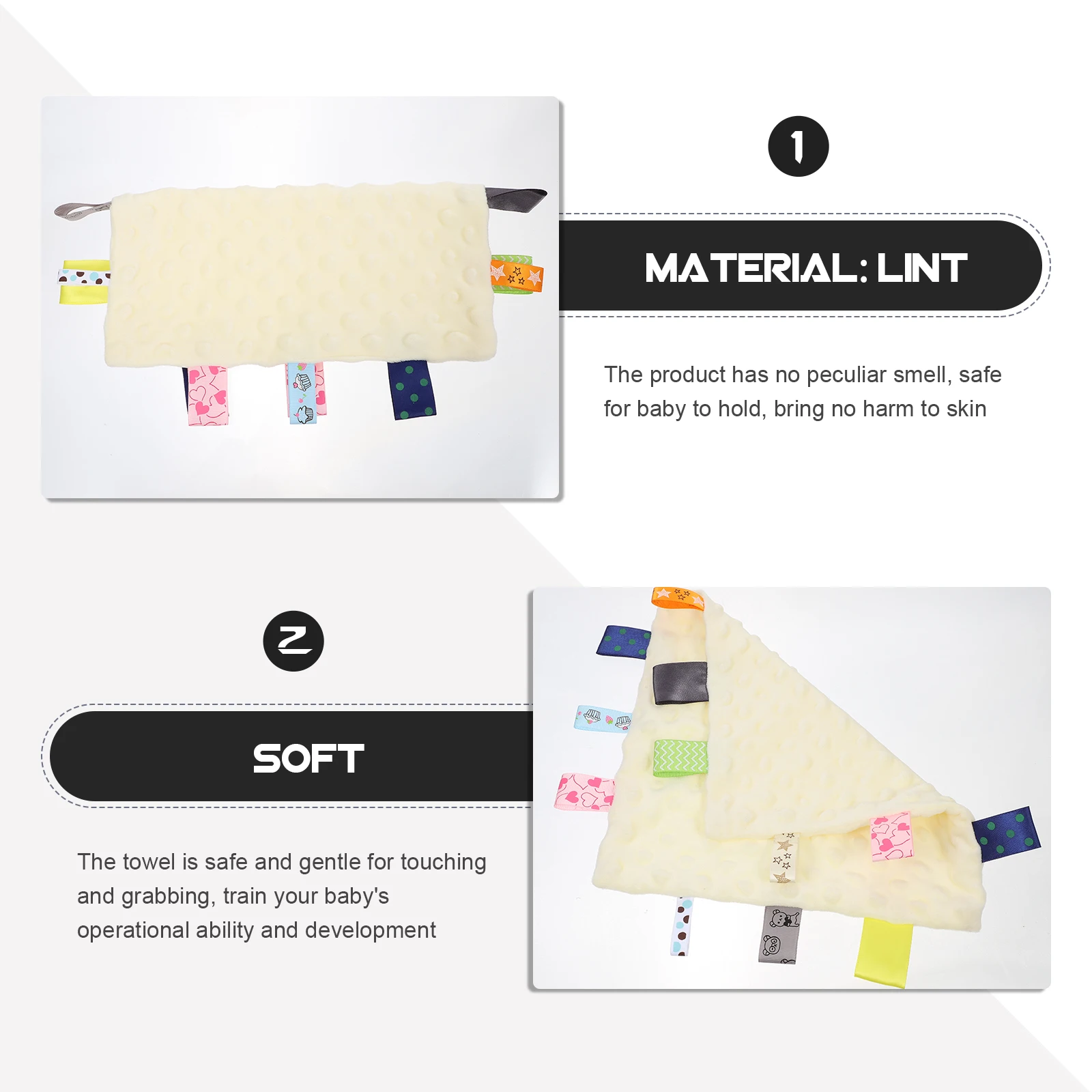 

Soothing Towel Towels for Baby Infant Soother Cute Hand Kids Pacifying Handkerchief Can Be Imported