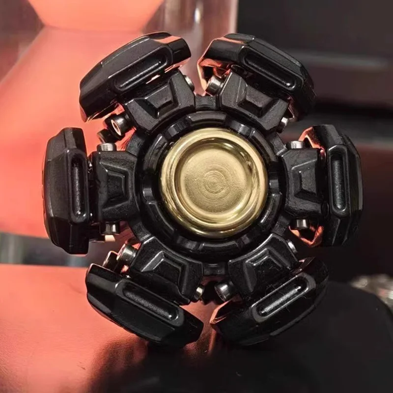 EDC Fingertip Gyro Gyro in acciaio inossidabile Giocattoli di decompressione Fidget Toys Spinner a mano Antistres Toys Edizione limitata 500 pezzi