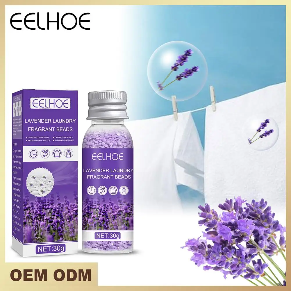 Lavender Laundry Beads Fragrance Laundry Beads Long Lasting Fragrance Enhancer Beads Soluble for Washing Machine