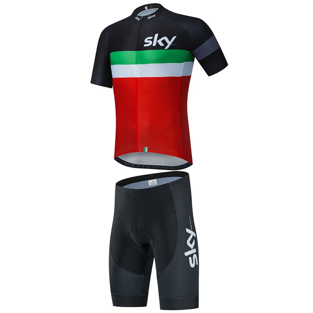 Cycling suit men\'s cycling short sleeved jersey SKYBBMEI cycling shorts mountain bike jersey