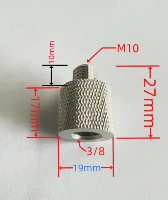 1szt Adapter M10 do 3/8 do anteny JPC