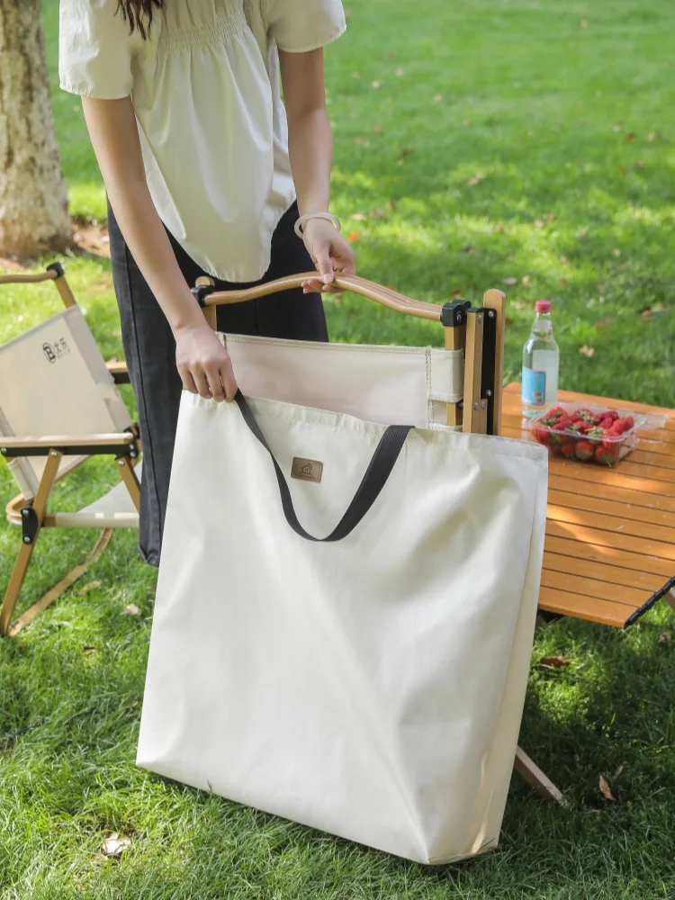 厚手のオックスフォード布製屋外用ポータブル折りたたみ椅子収納バッグ、旅行用収納整理用ハンドヘルドキャンプバッグ