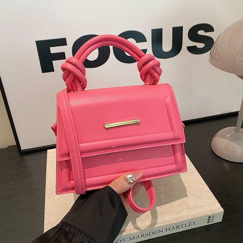 

2025 Casual Square Bag, Chic Crossbody Purse for Women, Minimalist Top Handle Tote, Versatile Day-to-Night Bag, Textured Sling