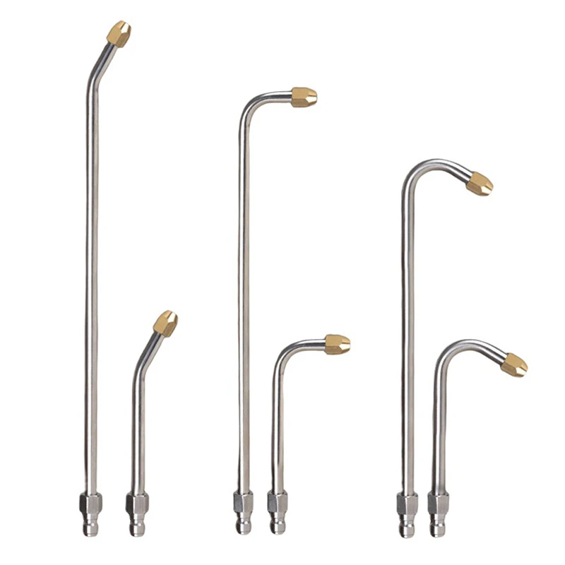 6 Size Car Washer Multi-Angled Metal Rod Jet Lance For High Pressure Washer Water  Extension Wand Lance For Pressure Cleaner