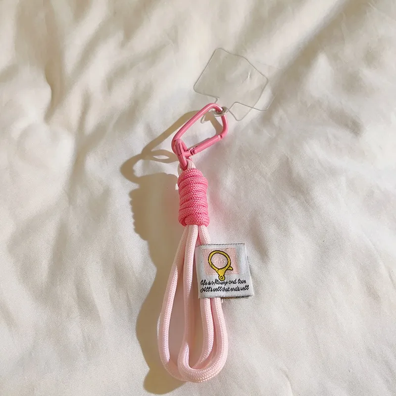 Cute Mobile Phone Lanyard Hanging Decoration Can Be Carried Twist Rope Anti-loss Pendant Fashion Strong Wrist Short Straps Band