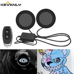 Car LED Devil Eyes 3 Inch Demon Evil Eye Lenses 12V For Car Remote Control Eyes Retrofit Kits Fitting Auto Light Accessories