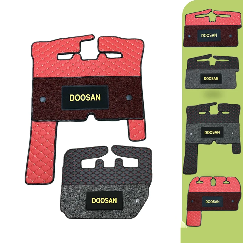 

For DOOSAN DH DX DAEWOO 55 60 150 220 225 300-5-7 -9C Cab Carpet Mats high quality durable excavator accessories