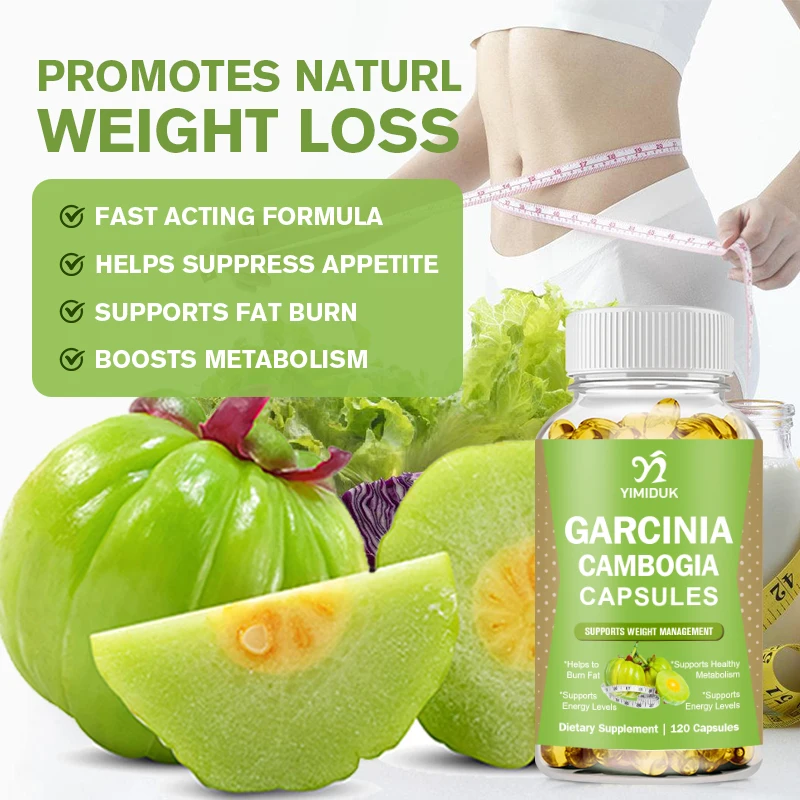 Garcinia Cambogia Capsule, with Pure Garcinia Cambogia Extract, 95% HCA Concentration, Natural Support for Weight Goals & Energy