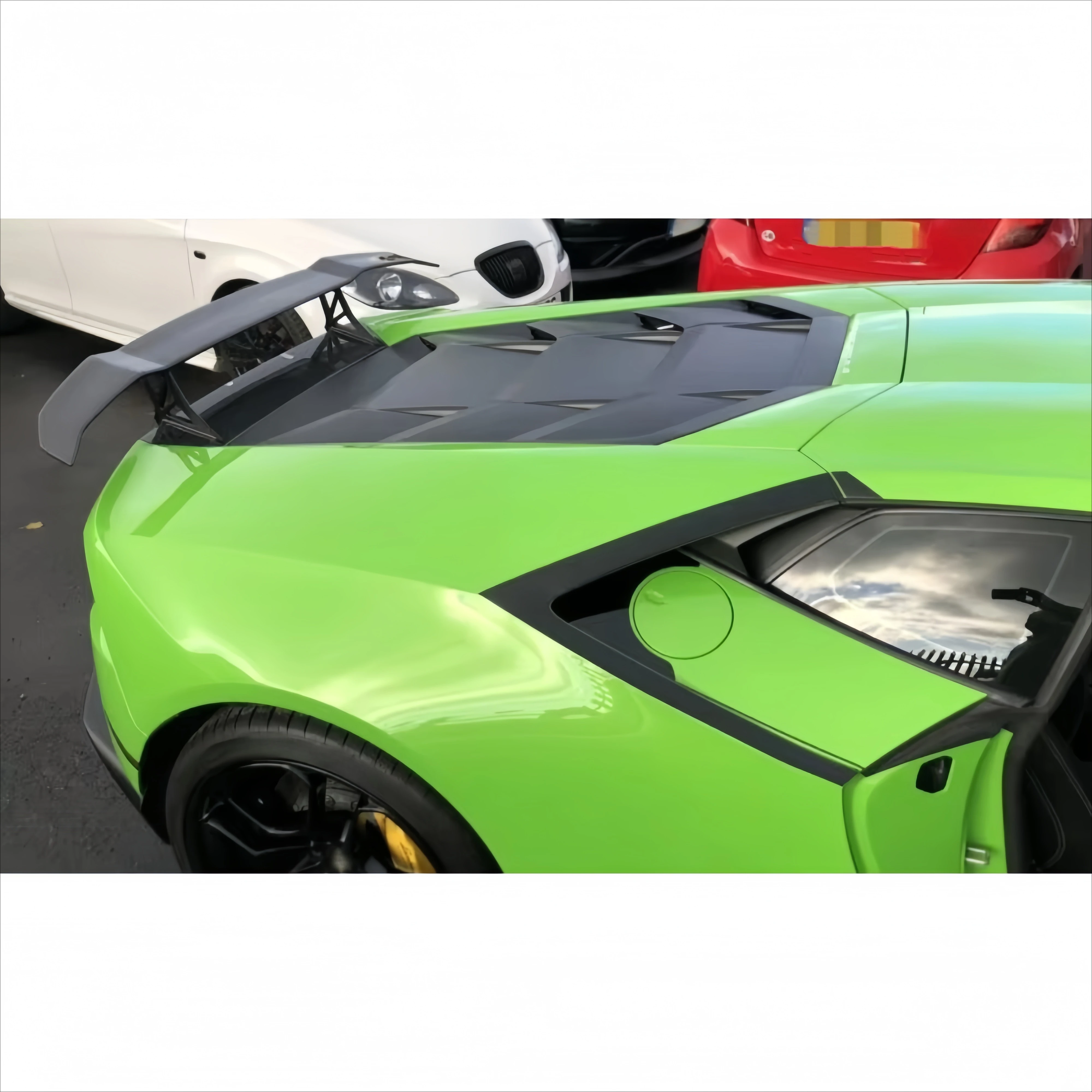 For  LP580 LP610 Modified with SV Style High-quality Dry Carbon Fiber Rear Spoiler and Wing Tail