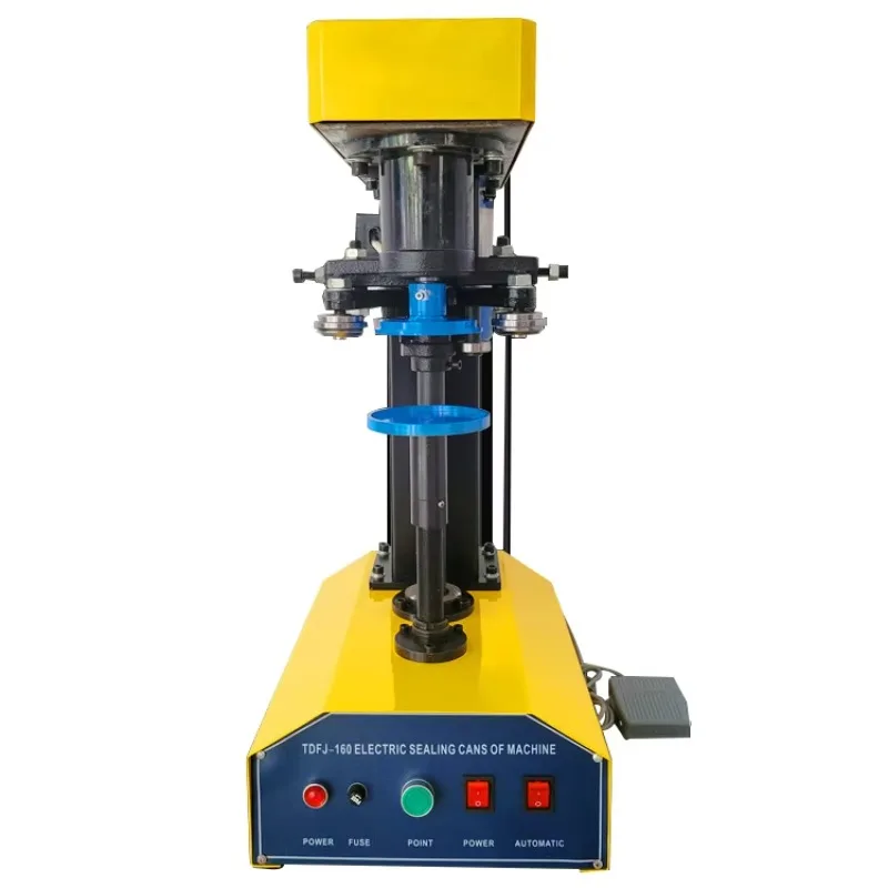 Automatic Can Sealing Machine Tinplate Metal Lid Aluminum Tin Capper Plastic Container Food Bottle Closer