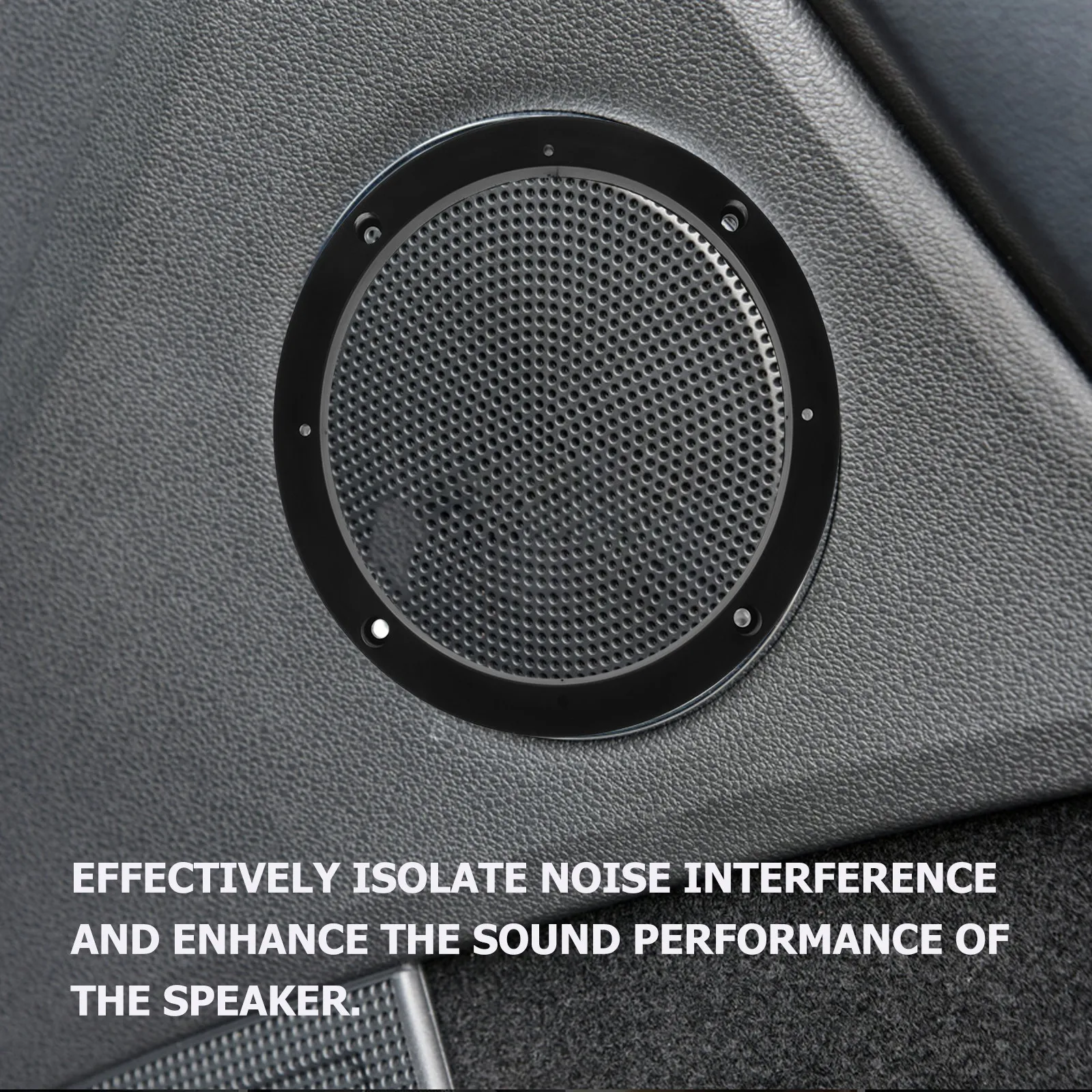 1Pair Plastic Speaker Spacer Rings Universal 65 Inch Car Speaker Mounting Bracket Extending Spacer for Vehicle Audio System