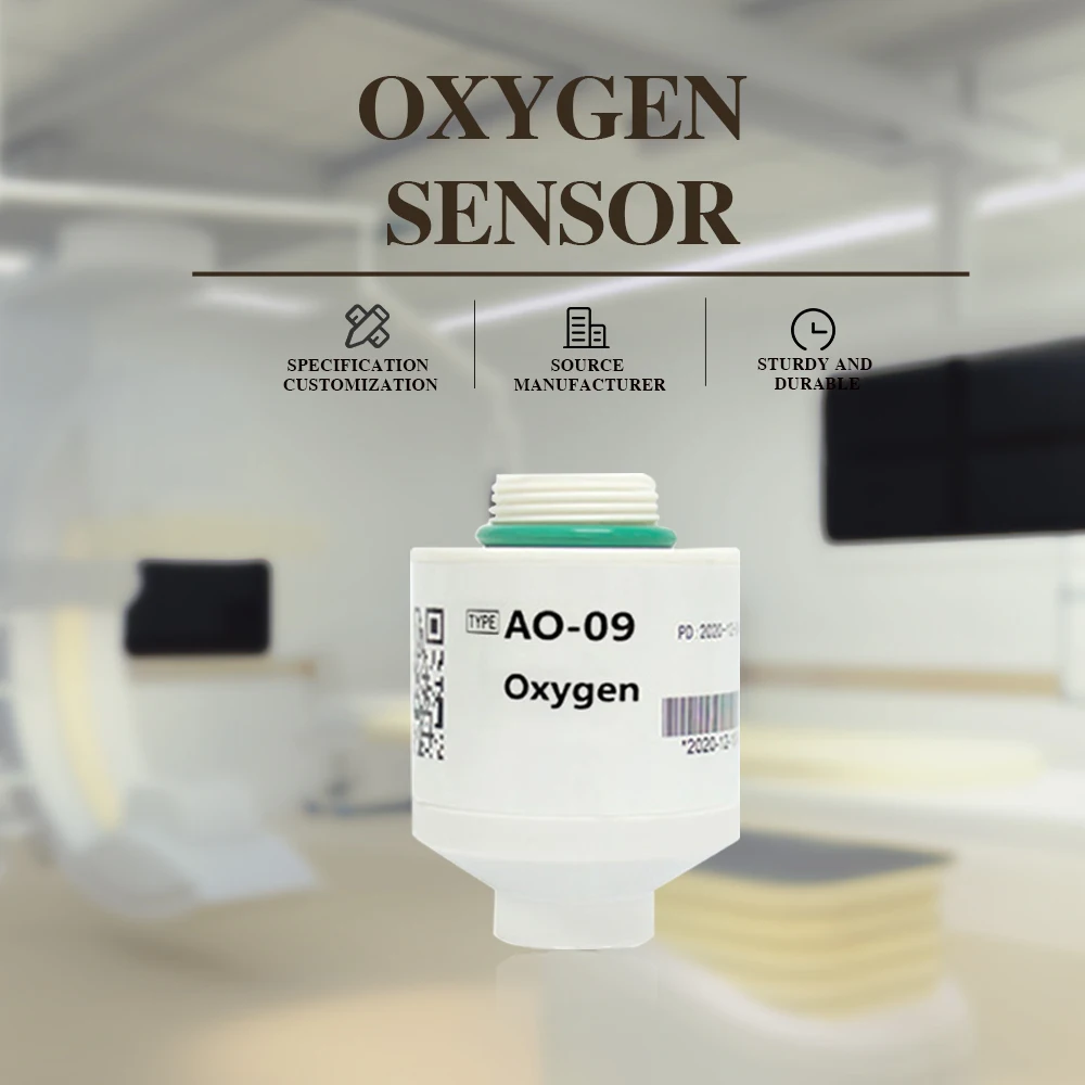 2 Buah GBeeleee BL-QT-AO-09 Sensor Oksigen Medis Komponen Penginderaan Oksigen Gas