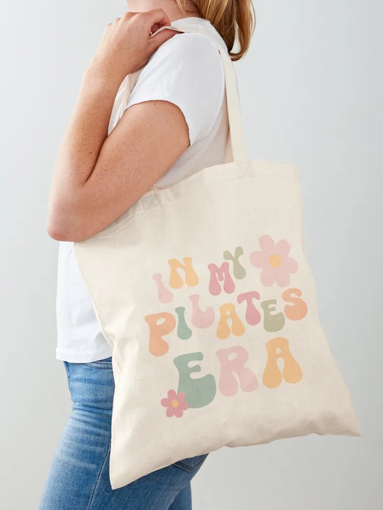 

In My Pilates Era Tote Bag Women's shopping bag Customizable tote bag Large bags for women shopper bags