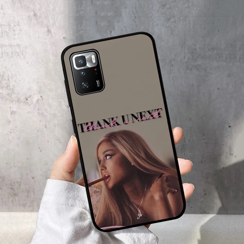 S-Singer Pop star Ariana grande Phone Case For Redmi Note 4 X 5 A 6 7 8 T 9 9S 10 11 11S 11Epro Poco M3 pro