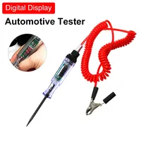 Car Truck Voltage Circuit Tester Auto 6V 24V Tools Car Diagnostic Probe Test Pen Light Bulb Electric Measuring Pen Tools
