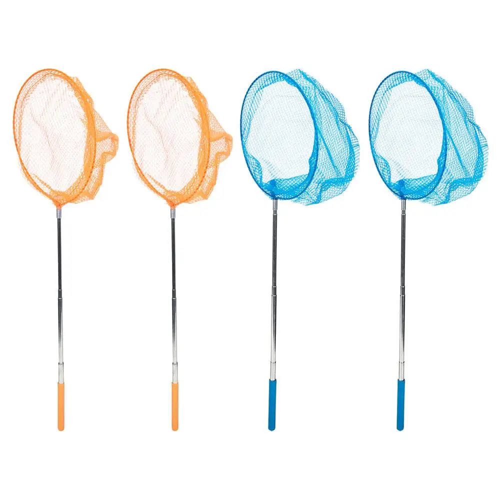 

4Pcs Insect Catching Net Stainless Steel Telescopic Toy Bug Net Outdoor Fun Lightweight Storage