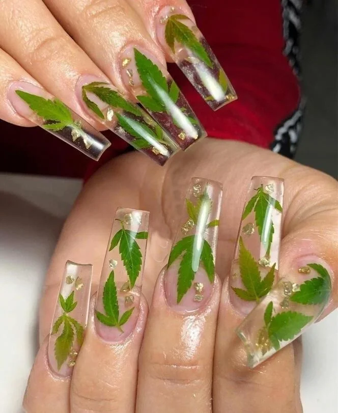 Nail Art, Fresh Flowers