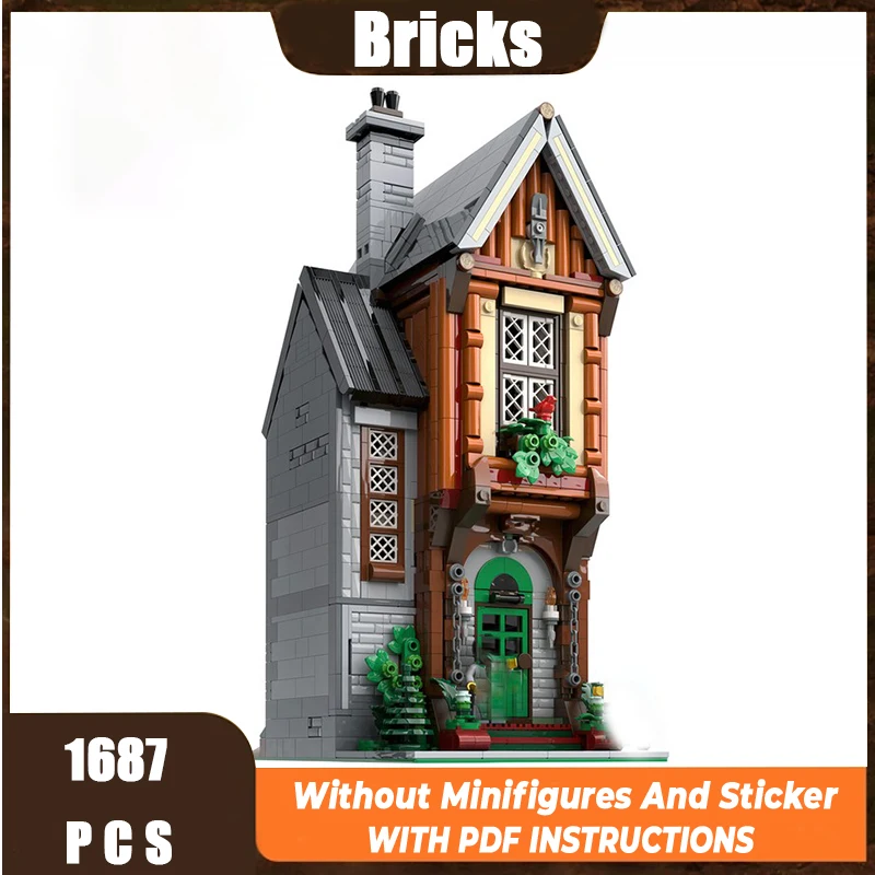 Exquisite neue Produkt MOC Bausteine, Hexe Magic House Modell Technologie, modulare Kinder Spielzeug Geschenk DIY Set