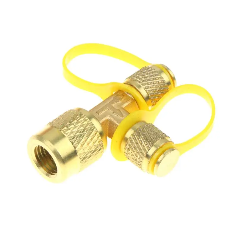 Refrigeration Conversion Valve Adapter Professional Grade AC Connector Fitting for Auto Repair Technicians Use