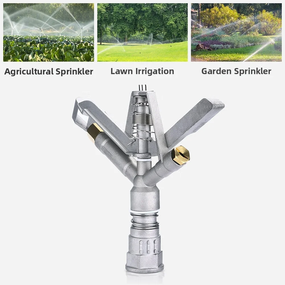 For Efficient Watering Rotating Sprinkler Garden Water Distributor Irrigation Sprinkler Weather Resistant Build