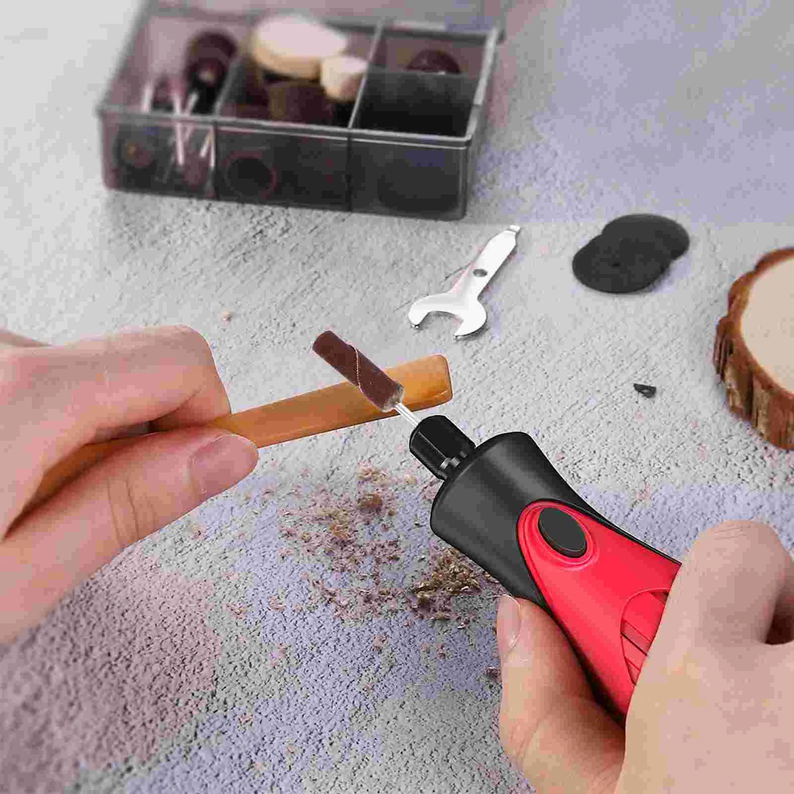 10 Pcs Sandpaper Stick Grinding Head Sanding Sticks Disc Wheel Flap Wheels Abrasive Belts Strips