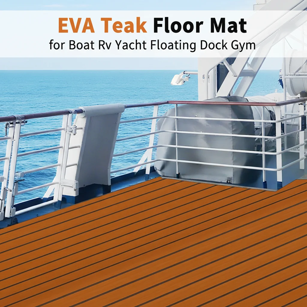 

﻿ Напольный коврик из ЭВА под тик 106*35 дюймов, самоклеящийся, противоскользящий, обрезаемый, водонепроницаемый, для палубы лодки, автодома, яхты, плавучего дока, спортзала