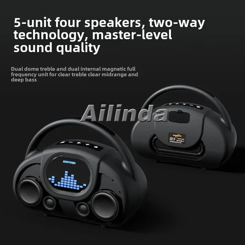 Bluetooth speaker 2.2 channel 80W high power home portable HIFI speaker overweight subwoofer