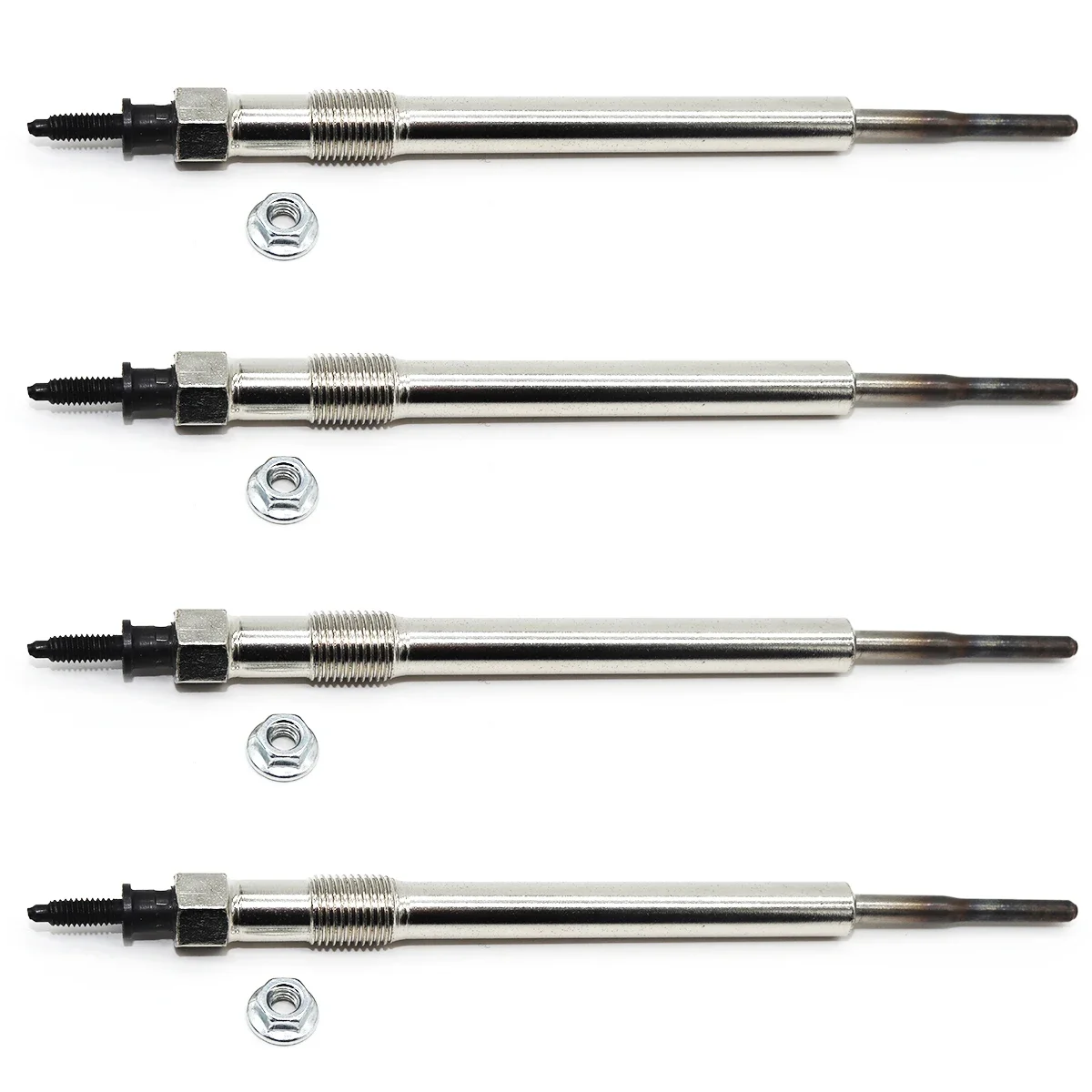4PCS For Ford Transit MK7 MK8 2007-2018 2.2 TDCi Car Diesel Heater Nickel Plating Glow Plugs Repair Kit Replacement Accessories
